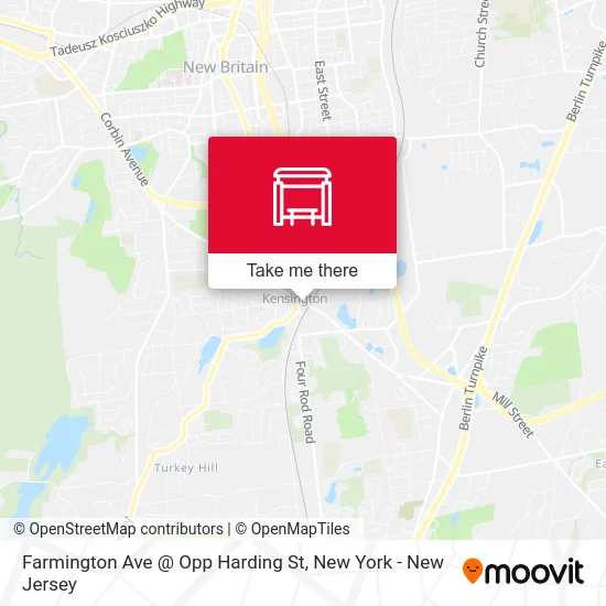 Farmington Ave @ Opp Harding St map