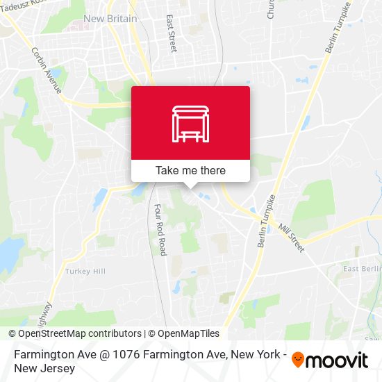 Farmington Ave @ 1076 Farmington Ave map