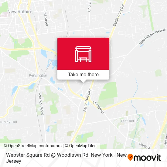 Webster Square Rd @ Woodlawn Rd map