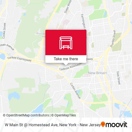 Mapa de W Main St @ Homestead Ave