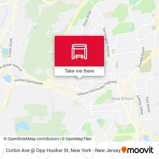 Mapa de Corbin Ave @ Opp Hooker St
