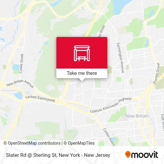 Slater Rd @ Sterling St map