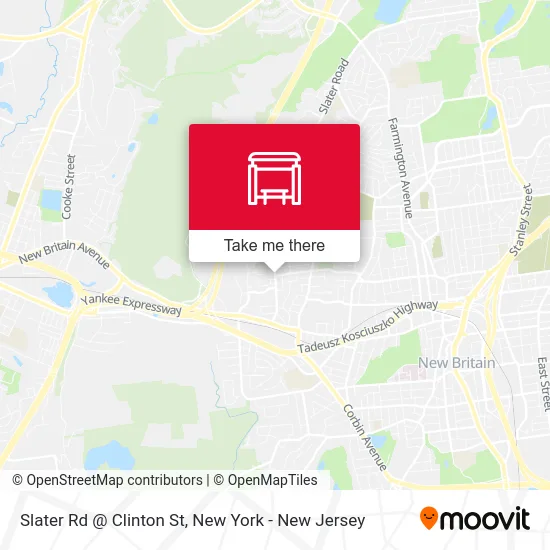 Slater Rd @ Clinton St map