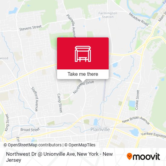 Northwest Dr @ Unionville Ave map