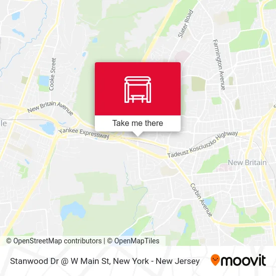 Stanwood Dr @ W Main St map