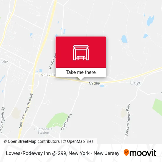 Lowes/Rodeway Inn @ 299 map