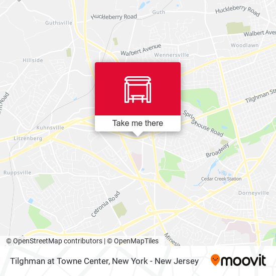 Mapa de Tilghman at Towne Center