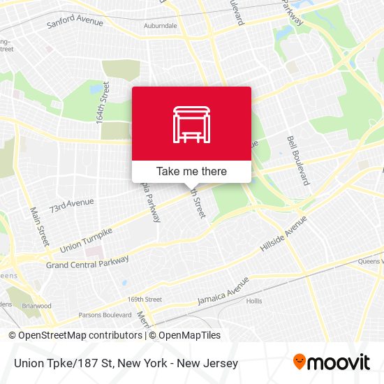 Mapa de Union Tpke/187 St