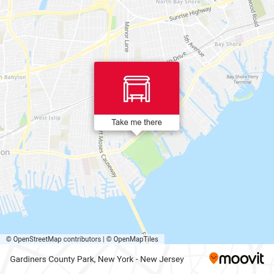 Gardiners County Park map