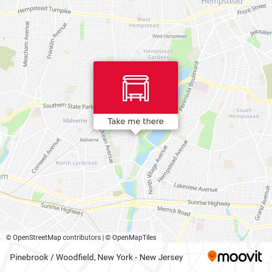 Mapa de Pinebrook / Woodfield