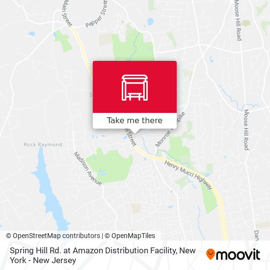 Spring Hill Rd. at Amazon Distribution Facility map