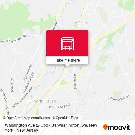 Washington Ave @ Opp 404 Washington Ave map