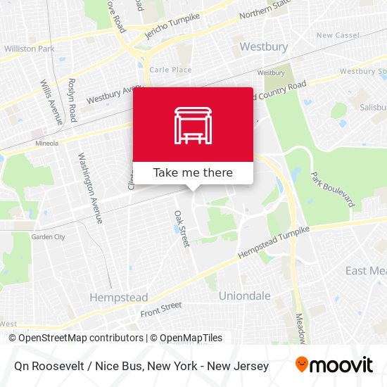 Mapa de Qn Roosevelt / Nice Bus