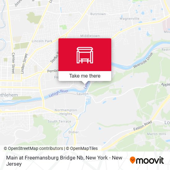 Mapa de Main at Freemansburg Bridge Nb