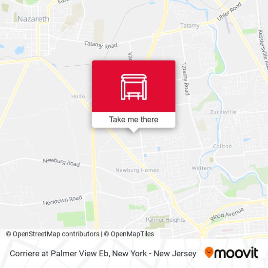 Corriere at Palmer View Eb map