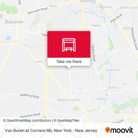 Mapa de Van Buren at Corriere Nb