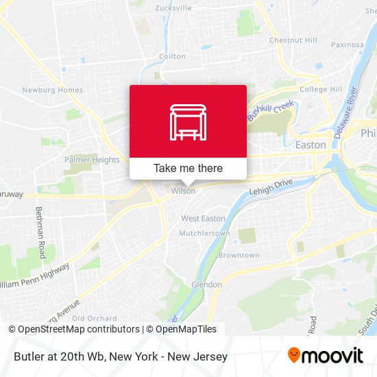 Mapa de Butler at 20th Wb