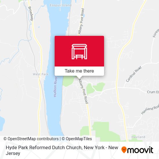Mapa de Hyde Park Reformed Dutch Church