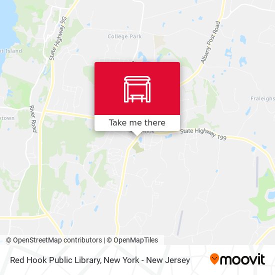 Red Hook Public Library map