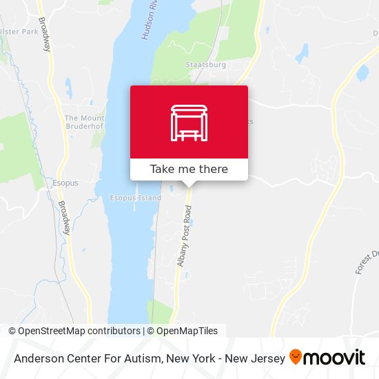 Anderson Center For Autism map