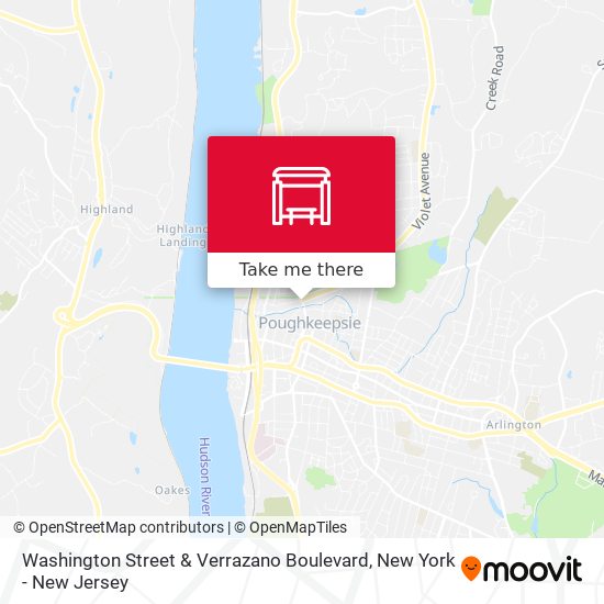 Washington Street & Verrazano Boulevard map
