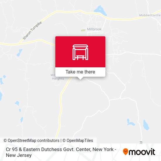 Cr 95 & Eastern Dutchess Govt. Center map