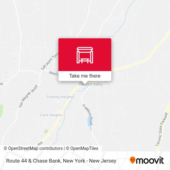 Route 44 & Chase Bank map