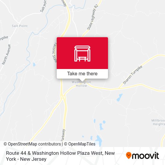 Route 44 & Washington Hollow Plaza West map
