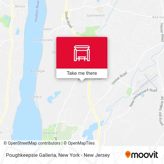 Poughkeepsie Galleria map