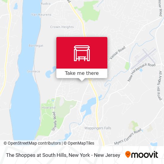 The Shoppes at South Hills map