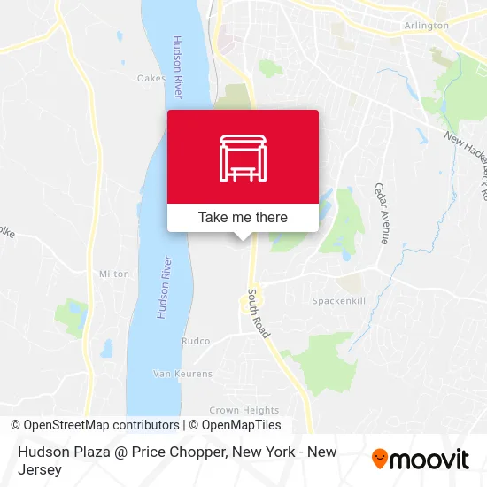 Hudson Plaza @ Price Chopper map