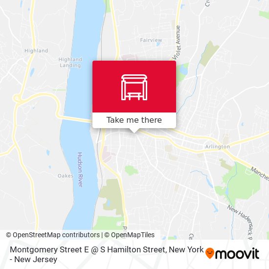 Mapa de Montgomery Street E @ S Hamilton Street