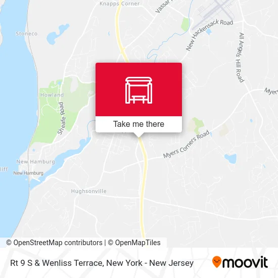 Rt 9 S & Wenliss Terrace map