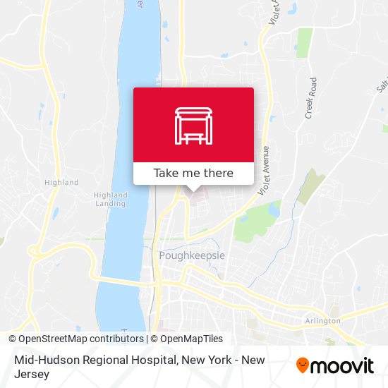 Mid-Hudson Regional Hospital map