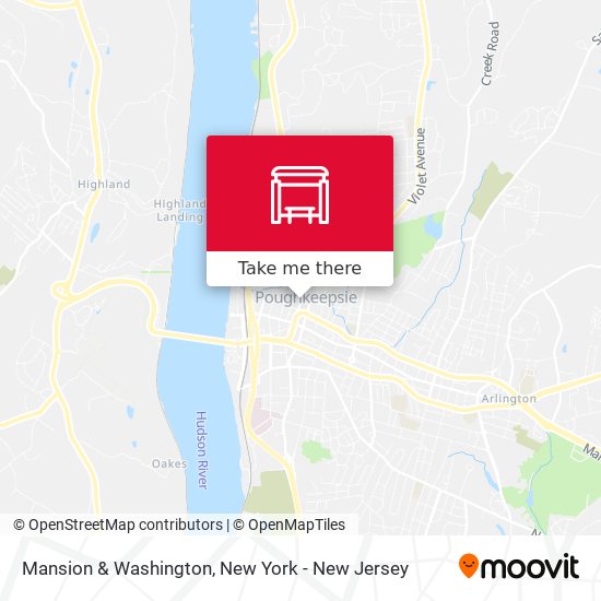 Mansion & Washington map