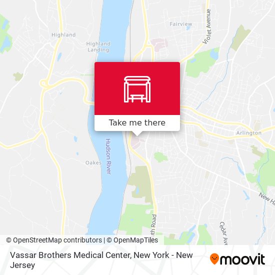 Vassar Brothers Medical Center map