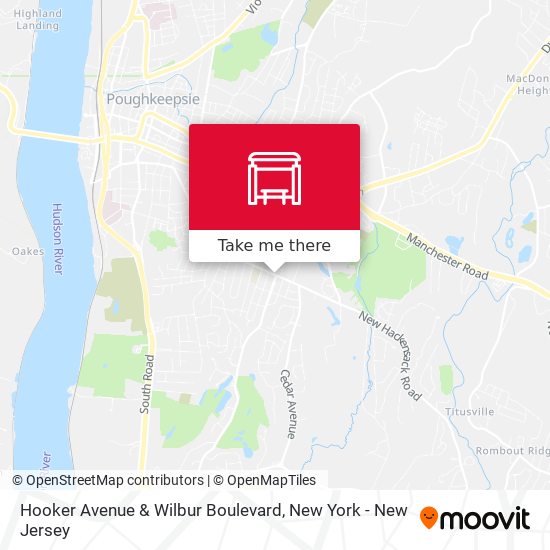 Hooker Avenue & Wilbur Boulevard map