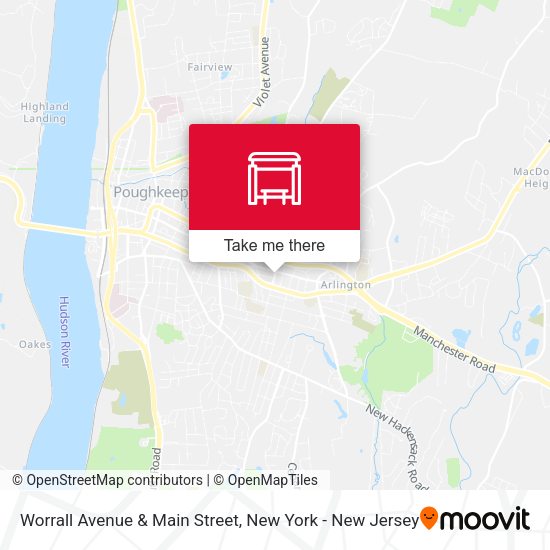 Mapa de Worrall Avenue & Main Street