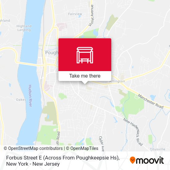 Mapa de Forbus Street E (Across From Poughkeepsie Hs)