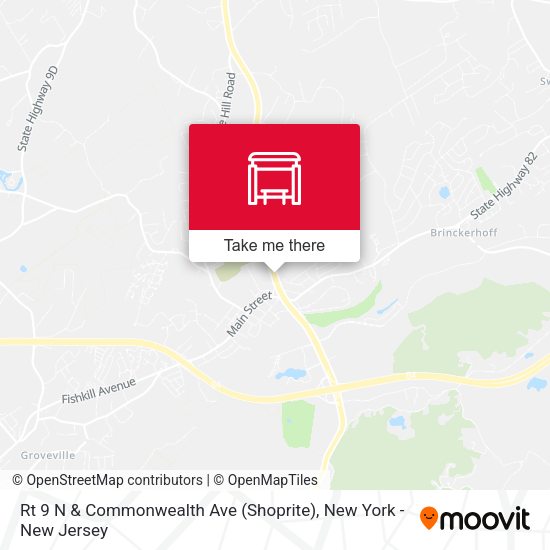 Rt 9 N & Commonwealth Ave (Shoprite) map