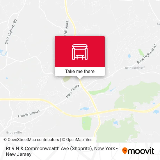Rt 9 N & Commonwealth Ave (Shoprite) map