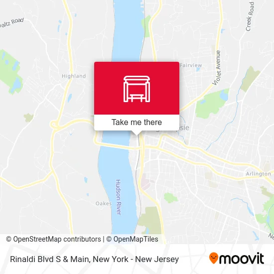 Rinaldi Blvd S & Main map