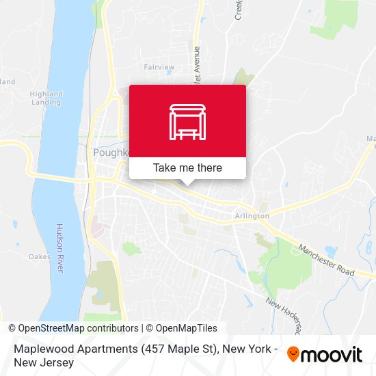 Mapa de Maplewood Apartments (457 Maple St)
