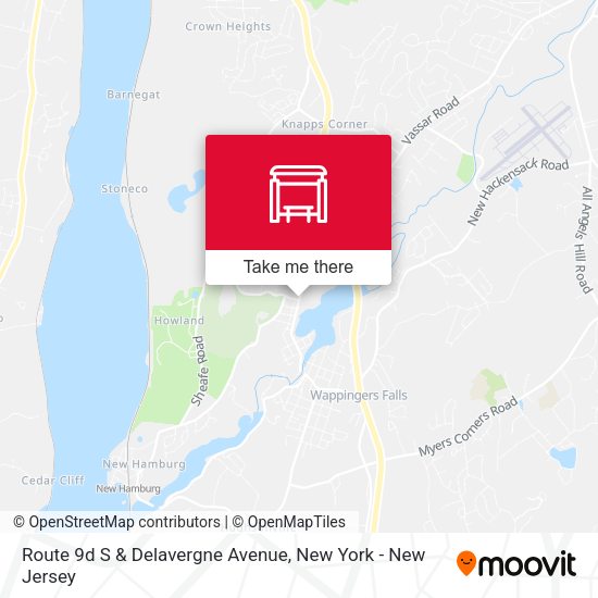 Mapa de Route 9d S & Delavergne Avenue