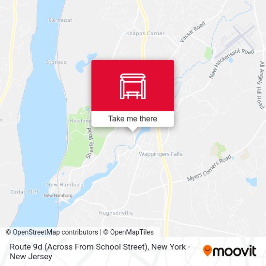 Route 9d (Across From School Street) map