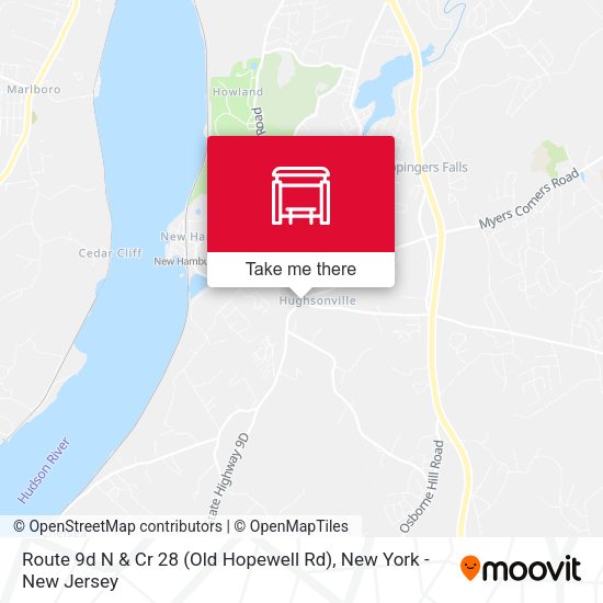 Route 9d N & Cr 28 (Old Hopewell Rd) map