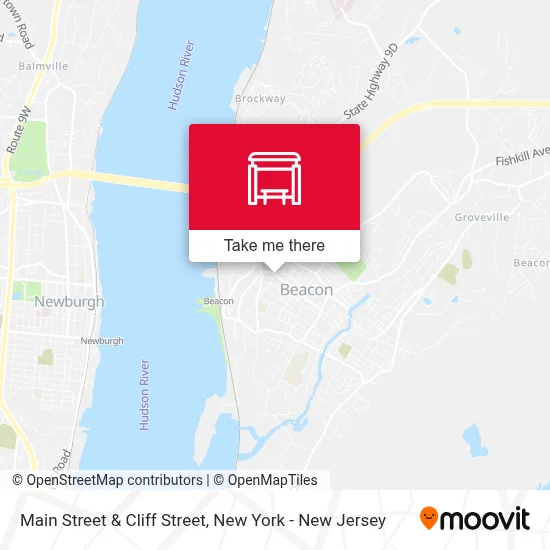 Main Street & Cliff Street map