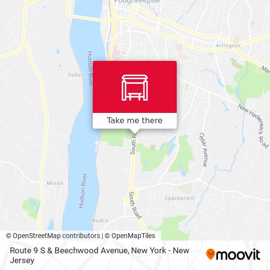 Route 9 S & Beechwood Avenue map