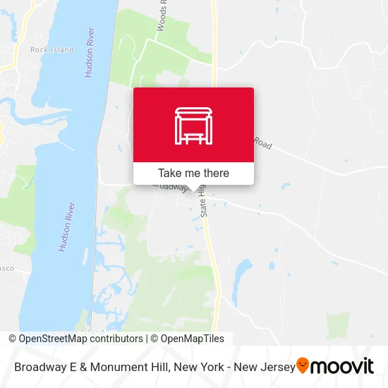 Broadway E & Monument Hill map