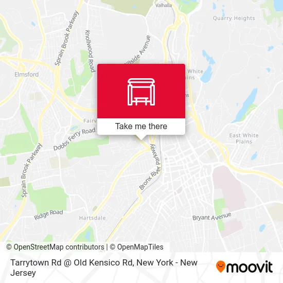 Tarrytown Rd @ Old Kensico Rd map